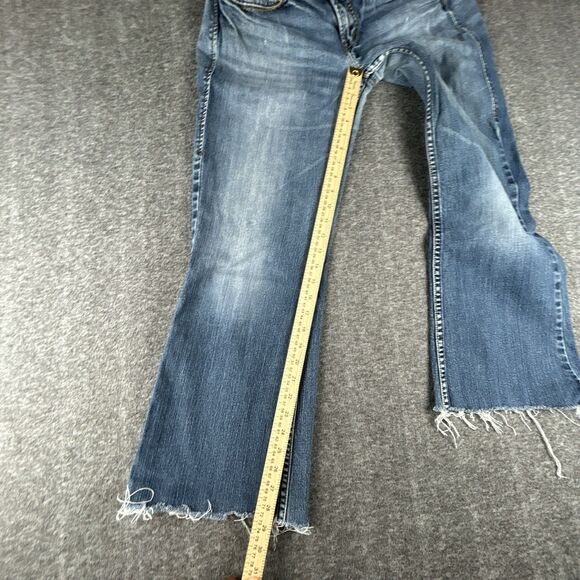 Silver Jeans Lola Womens Sz 36x29 Bootcut Embroidered Medium Wash Denim - Picture 9 of 10